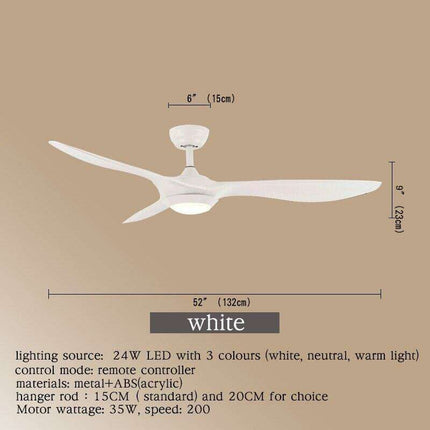 Sophisticated Smart LED Ceiling Fan with Color-Changing Features and Remote Control
