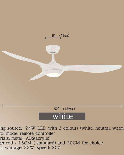 Sophisticated Smart LED Ceiling Fan with Color-Changing Features and Remote Control