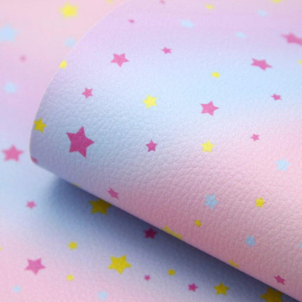 Chic Polka Dot Faux Leather Crafting Fabric