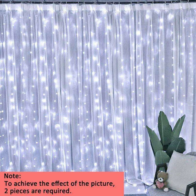 Enchanted 3m LED Fairy Light Curtain - Create a Whimsical Atmosphere in Your Home
