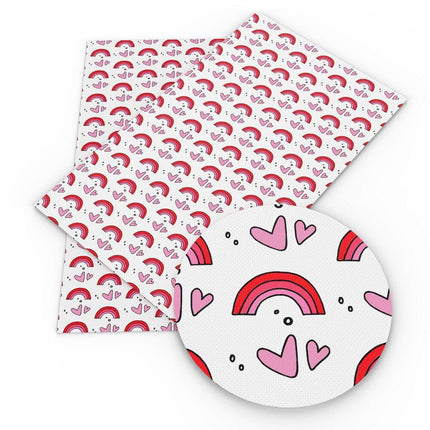 Festive Elegance Plaid Faux Leather Craft Sheet for Holiday Creations