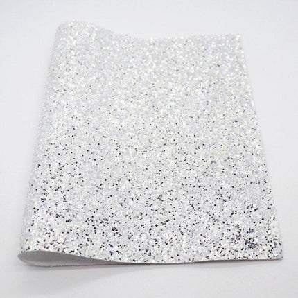 Glittery Faux Leather Craft Sheets for Creative DIY - 21CM x 29CM