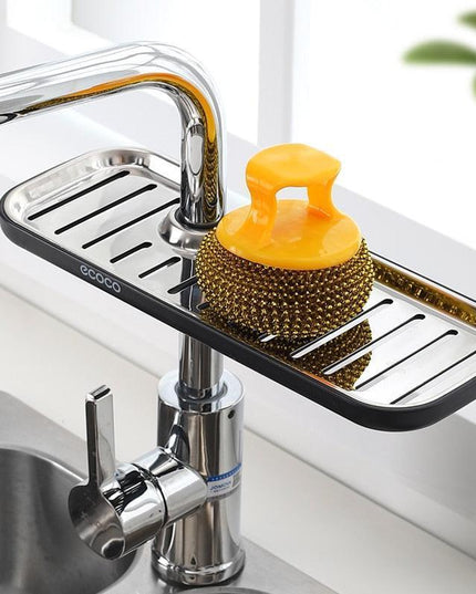 Versatile Sponge and Soap Organizer with Efficient Drainage