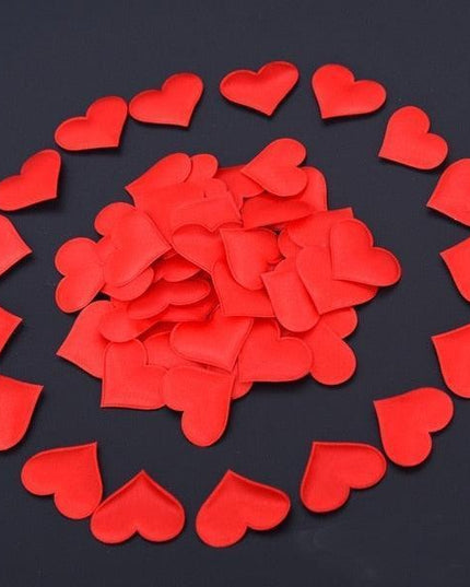 Romantic Heart-Shaped Petals for Weddings: 500pcs Bag of Timeless Elegance