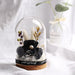 Eternal Radiance: Preserved Rose in Glass Dome - Opulent Masterpiece