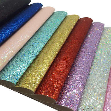 Glittering Faux Leather A4 Craft Sheets: Ignite Your Imagination