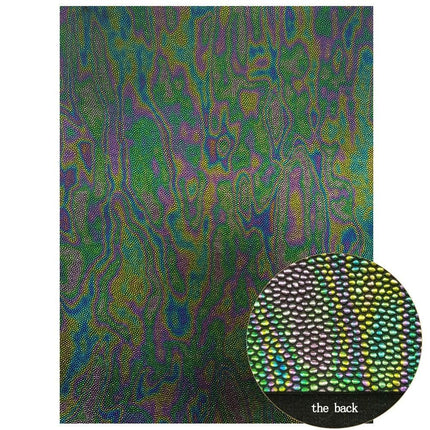 Sparkling Black Faux Leather Crafting Kit - Essential DIY Supplies