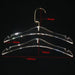 10-Piece Deluxe Clear Acrylic Hangers Set for Stylish Closet Organization