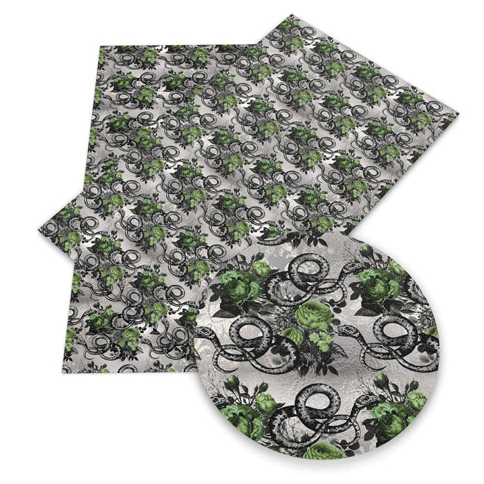 Spooky Vibes Halloween Faux Leather Crafting Sheets - 20x33cm