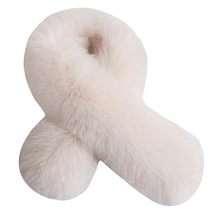 Opulent Fox Fur and Wool Scarf Collar - Transform Your Winter Wardrobe with Elegance