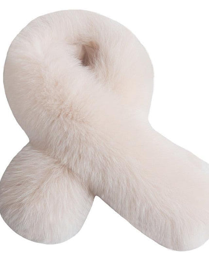 Opulent Fox Fur and Wool Scarf Collar - Transform Your Winter Wardrobe with Elegance