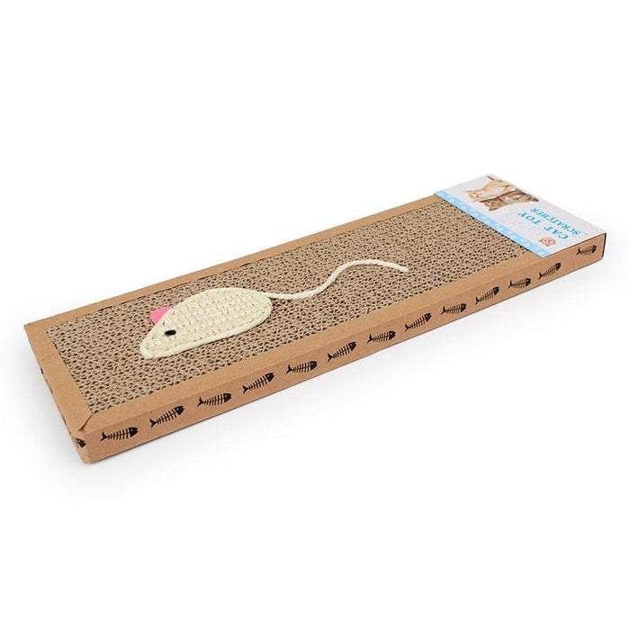 Feline Paw-Some Corrugated Scratcher Toy