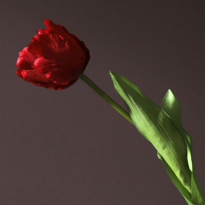 Luxurious Silk Parrot Tulip Floral Arrangement - Stunning Artificial Flower Collection