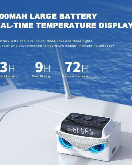 All-in-One Bluetooth Speaker with Alarm Clock & Subwoofer: Your Ultimate Audio Experience