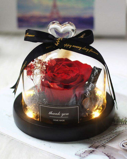 Eternal Romance Rose Glass Dome: A Timeless Symbol of Love and Grace