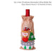 Joyful Christmas Wine Bottle Sleeve for Festive Holiday Delight