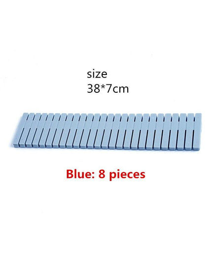Sophisticated Plastic Drawer Organizer Set - Chic Home Storage Solution