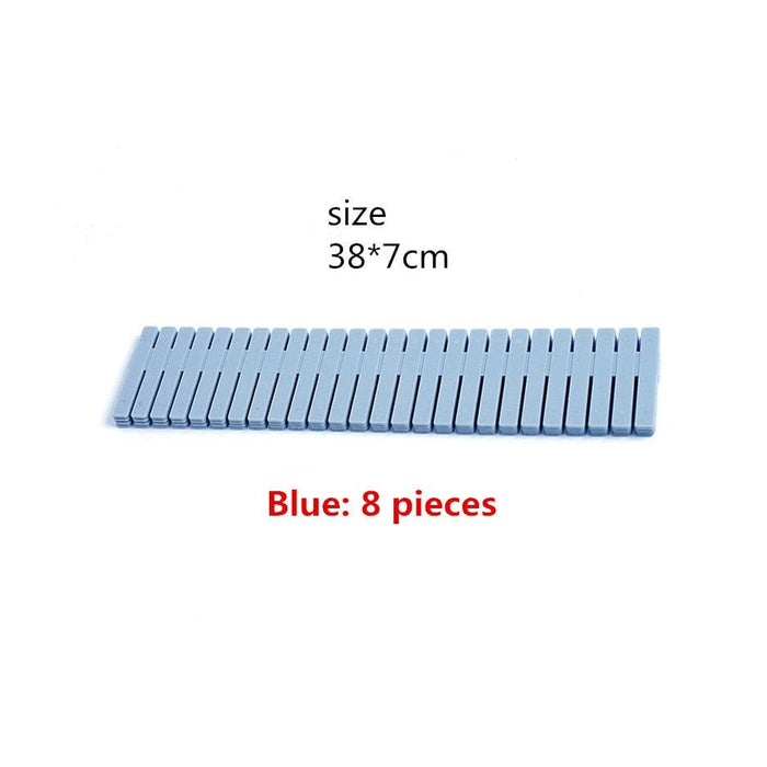 Sophisticated Plastic Drawer Organizer Set - Chic Home Storage Solution