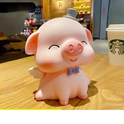 Adorable Cartoon Piggy Bank for Whimsical Savings