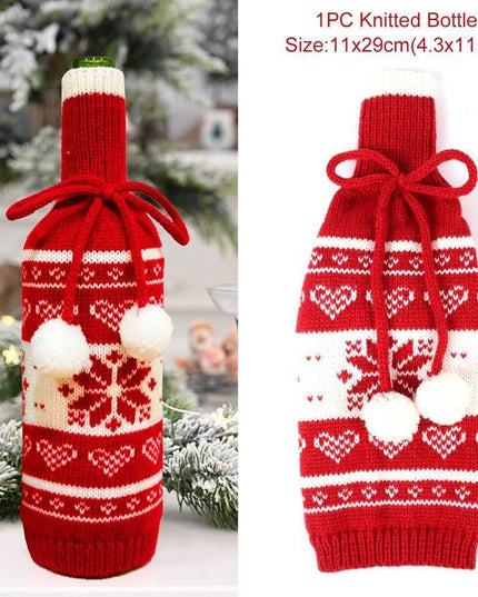 Holiday Cheer Wine Bottle Dress: Celebrate in Festive Elegance