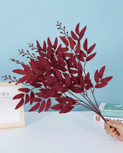 Opulent Silk Willow Arrangement - Refined Foliage for Elegant Spaces