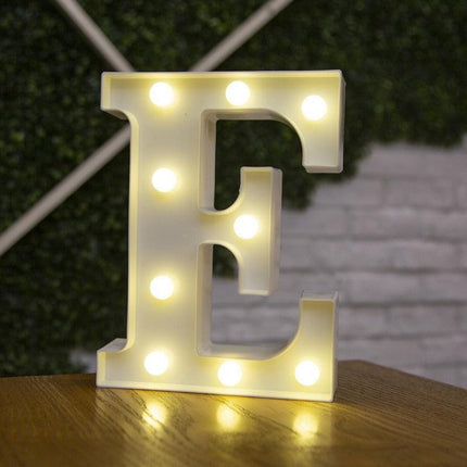 Luxurious Illuminated Alphabet Lights for Elegant Decor