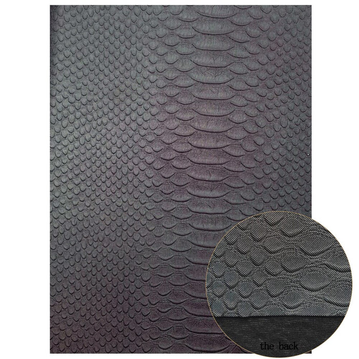 Luxurious Alligator Print Vegan Leather Sheets - Crafting Essentials