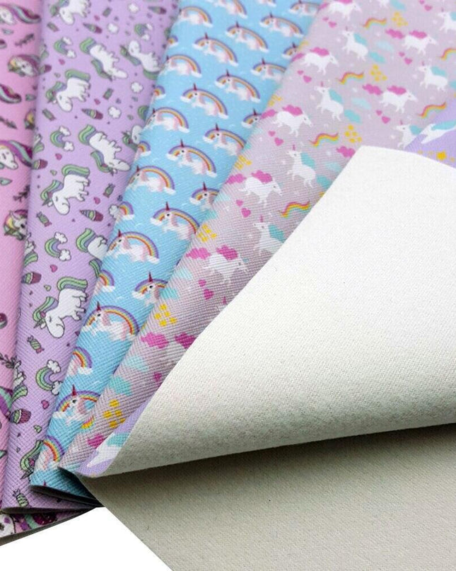 Magical Unicorn and Flamingo Leather Crafting Set