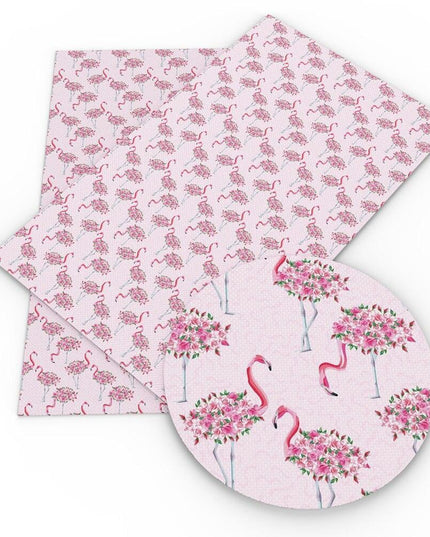 Vibrant Geometric Floral Faux Leather Craft Sheet - Elevate Your DIY Projects