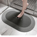 Ultra-Absorbent Diatom Earth Bath Mat with Luxurious Leather Surface and Anti-Slip Technology