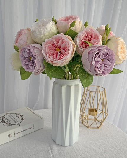 Exquisite Austin Big Rose Silk Flower Collection for Elegant Home Decor