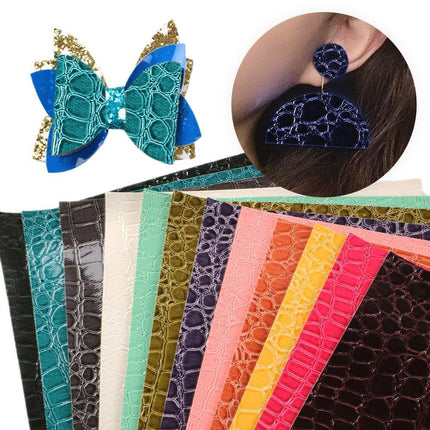 Stone-Inspired Luxury Faux Leather Crafting Fabric for Artisans