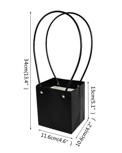 Eco-Friendly Floral Kraft Paper Gift Bag - Chic & Sustainable Gifting Solution