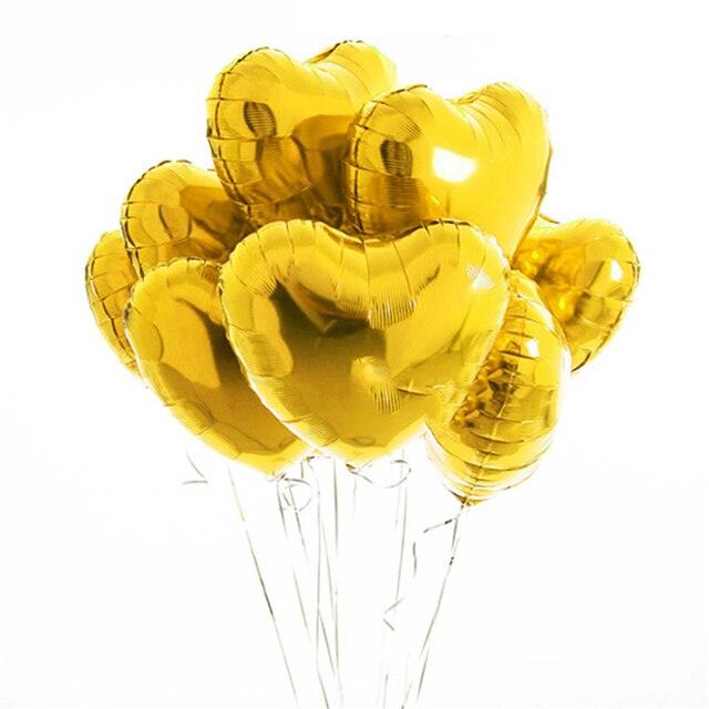 Rose Gold Heart-Shaped Foil Balloon Collection - Ideal for Every Celebration