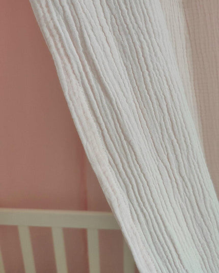 Whimsical Muslin Cotton Hanging Canopy with Frills for Kids' Dreamy Playtime Retreat