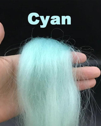 Premium Fly Tying Fiber Set: 12 Vibrant Colors for Creative Streamer Designs