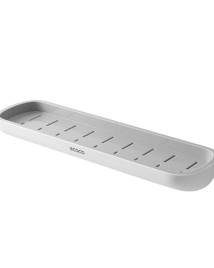 Compact Moisture-Resistant Wall Shelf Organizer for Bathroom and Kitchen - Simple Installation Solution