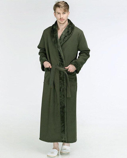 Luxurious Unisex Flannel Kimono Robe for Ultimate Comfort