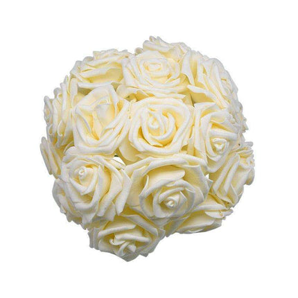 Chic 24-Piece Foam Rose Arrangement: Ideal for Home and Event Styling