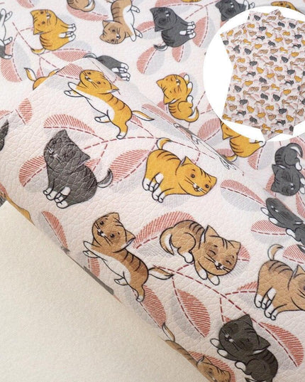 Blooming Elegance: Premium Floral Faux Leather for Inspired DIY Creations