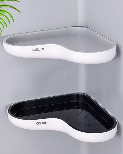 Charming Heart-Shaped Wall Storage Shelf with Enhanced Water Drainage System