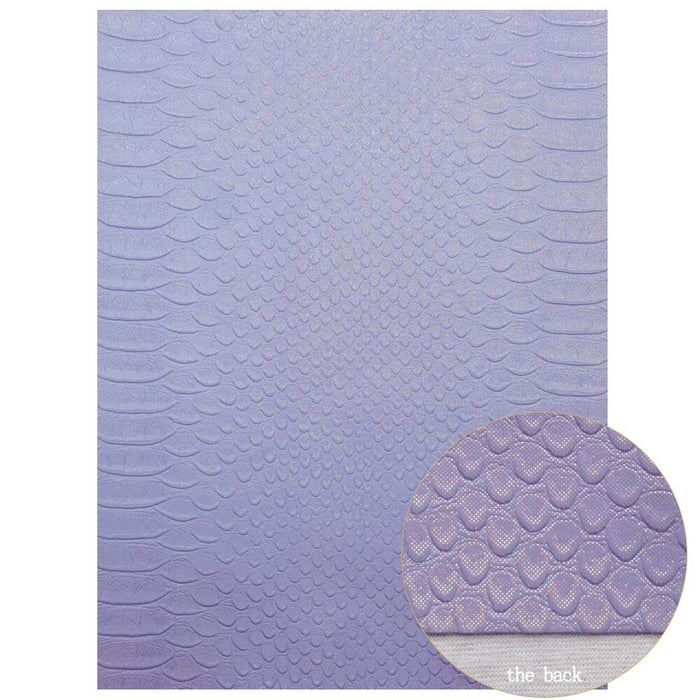 Alligator Print Faux Leather Sheets for DIY Crafting Projects