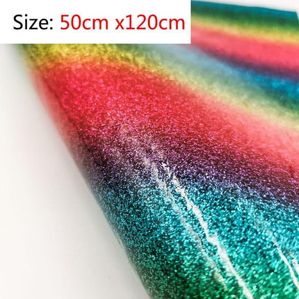 Radiant Iridescent Sparkle Glitter Fabric: Premium Material for Creative Masterpieces