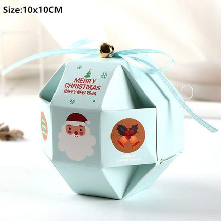 Christmas Cheer: Santa's Whimsical Candy Cottage Décor and Gift Box Set