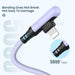90 Degree Liquid Silicone iPhone Charger - Fast Charging Cable with Multiple Length Options