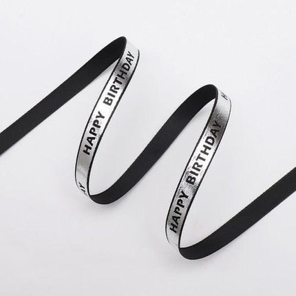 Luxurious Gold Bar Design Ribbon - 1cm Wide, 45 Yards for Exquisite Crafting and Gift Wrapping