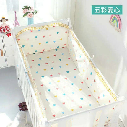 Snug Cotton Nursery Bedding Bundle with Bumpers and Sheet | Assorted Sizes & Shades