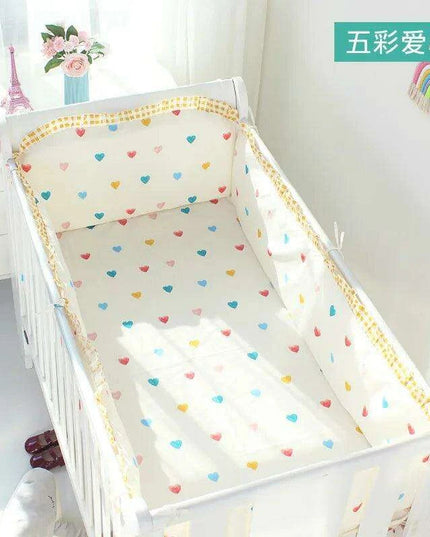 Snug Cotton Nursery Bedding Bundle with Bumpers and Sheet | Assorted Sizes & Shades