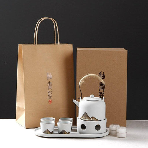 Japanese Kung Fu Tea Set for Tea Enthusiasts: Complete 6-Piece Collection for Tea Rituals