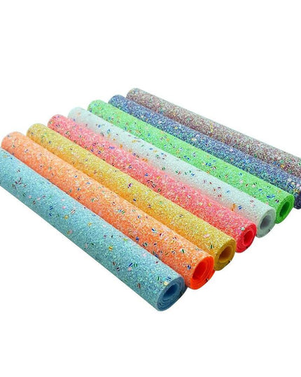 Glamorous Glitter Faux Leather Sheets for Creative Crafting Adventures!